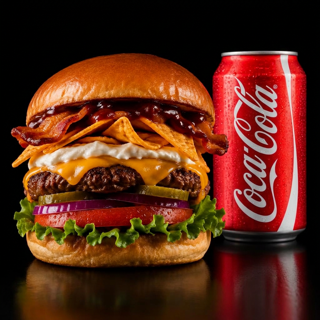 Crazy Burger + Coca Lata