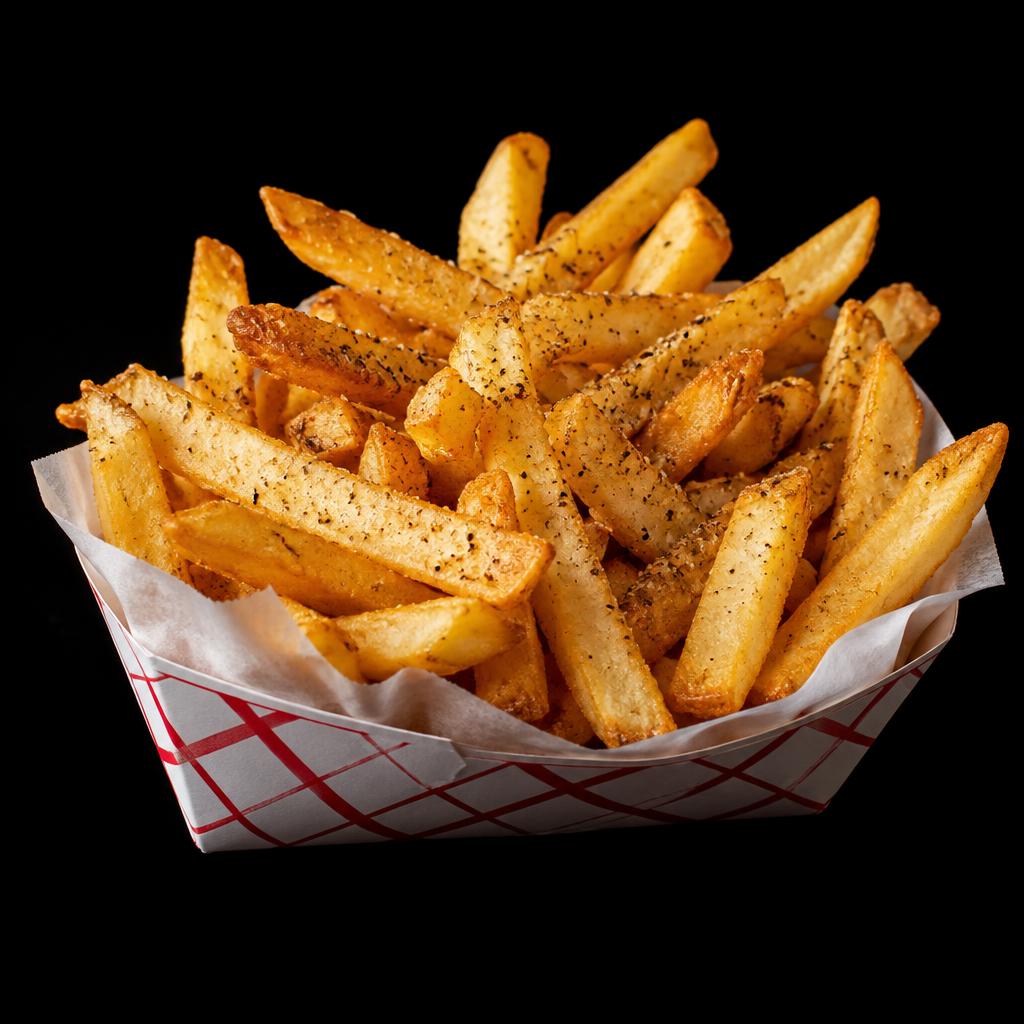 Batata frita crocante com lemon pepper